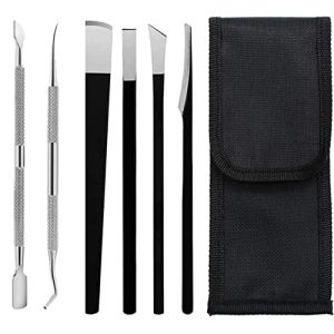 Seloxmcs Professional Pedicure Knife Kits, Callus Remover Scalpel Blade Knife Kit for Pedicure Scraper File Set