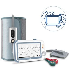Wellue All-in-One Heart Monitor, Portable ECG and Blood Pressure Monitor