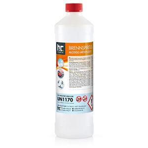 6 x 1 L Höfer Chemie Alcool à Brûler 94% - Nettoyant et Dégraissant