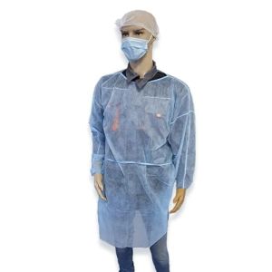 10 X Disposable Medical Gowns, Non-Woven PP, Non-Sterile - One Size