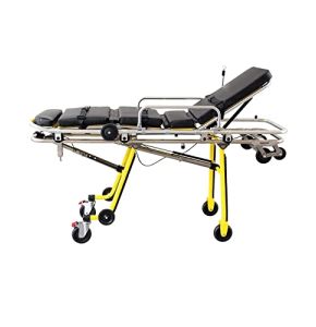 YNB - Civière d'urgence en alliage d'aluminium - Ascenseur chaise d'escalier - Réglage de la longueur - Chariot de sauvetage extérieur