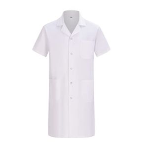 Misemiya - Blouse Blanche Chimie Unisexe - Blouse medicale Homme - Blouse Laboratoire Homme - Blouse de Travail Femme Q8162 - Small, Blanc