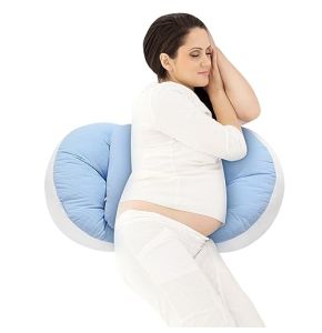 Coussindegrossesse Oreiller Enceinte en U – Coussin de Soutien Taille, Housse Lavable, Meilleur Cadeau pour Mamans