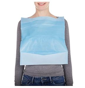 Bavoir Adulte Jetable Pour Personnes Agees Imperméable Grand Bavoir Dentaire Jetable Avec Poche Alimentaire Lot Bavoirs 100 Pièces, Bleu, Taille ...