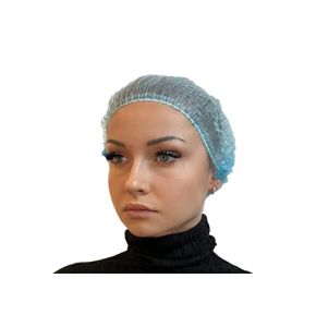 MFB Provence® - Pack of 100 Blue Disposable Caps in Non-Woven Material, Accordion Model