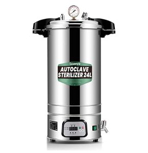 Huanyu 24L Autoclave Automatic Steam Autoclave Electric Laboratory Intelligent Control Adjustable Temperature and Time