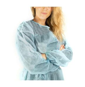 Visitor Gown - Non-Woven PPSB Gown - Pack of 10 - Size: 110 cm - Yellow