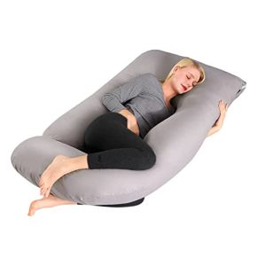 Lannvan J-Shaped Pregnancy Pillow - Ultimate Comfort for Expecting Mothers