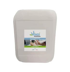 Vindi Désinfectant Solution Hydroalcoolique Menthe Poivrée - Bidon de 10L - Fabrication Française - 76% d'Alcool - Désinfection des Mains et des Surfaces