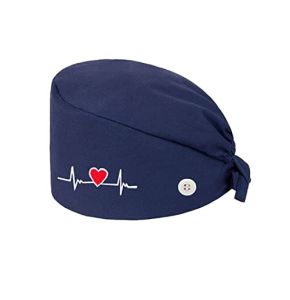 LICHUANUK Op Cap Fabric, Nurse Accessories for Doctors, Dentists, Pharmaceutical, One Size, Navy Blue