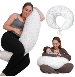 DancesCat 170CM Pregnancy Pillow for Sleeping, XXL Nursing Pillow, Nursing and Pregnancy Pillow with Washable Cover