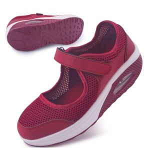 Git-Up Women's Comfortable Work Nurse Shoes Non-Slip Adjustable Breathable Walking Buffer Fitness Casual Nursing Orthotic Sneakers - Comfort and Style
