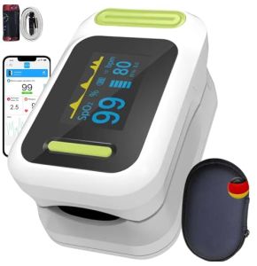 CE Certified Finger Oximeter / Bluetooth Finger Oximeter / Blood Oxygen Level SpO2 Measurement / Heart Rate Pbm - YONKER