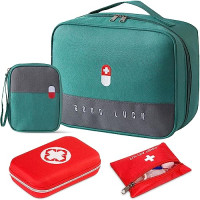YUTUY - Trousse de secours vide - Kit de premiers secours portable - Pour la maison, les voyages, l'école et le camping