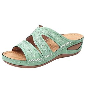 Susenstone Sandales Orthopédiques Femme Confortables d'Été