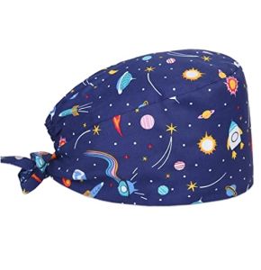 PlandleLee Calot Chirurgien Femme Calot Chirurgical Accessoire Pour Infirmières, Dentistes, Pharmaceutiques, Vétérinaires, Bonnet Chirurgical Imprimé