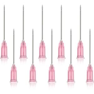 Pack of 60 18Ga 3.8 cm Distribution Needles Individually Packaged Applicator Needles for Filling Liquids and Industrial Needles