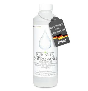 PURIVITA ISOPROPANOL - alcool de nettoyage - pouvoir nettoyant à 99,9% - pour la maison, l'industrie, l'électronique - dégraissant + solvant - s...