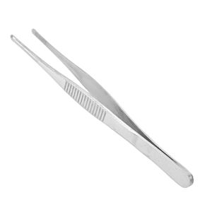Bandage Forceps - Non-Slip Surgical Forceps with Straight Serrated Tips Made of High-Quality Stainless Steel, 5.5 Inches