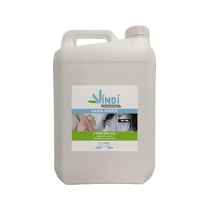 Vindi Modified Alcohol Disinfectant 90° - 5L Canister - French Manufacturing - Disinfection for Healthy Skin and Medical Instruments