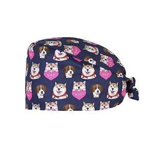 Women's Surgical Cap - Printed Medical Cap for Nurses, Dentists, Veterinarians