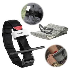 3.8 x 95cm Military Tourniquet Holder, Tourniquet, Israeli Compression Bandage for Emergencies