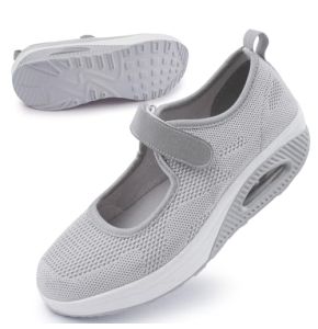 Git-Up Women's Comfortable Work Nurse Non-Slip Adjustable Breathable Walking Buffer Fitness Casual Nursing Orthopedic Sneakers