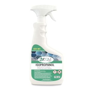 EQM | ECO-301 | Alcool Isopropylique Pur à 99,9% | 750 ml | Nettoyage électronique et dégraissant
