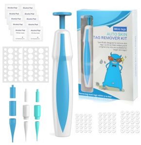 Acrochordons Traitement Corps Verrues, 3 en 1 pour Enlever du Visage, Auto Skin Tag Remover Kit, Kit D'élimination des Acrochordons Verrues 1mm à...