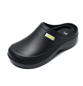 JOMIX Medical Clogs for Men Orthopedic Clogs Garden Shoes for Men (Black, 43 EU)