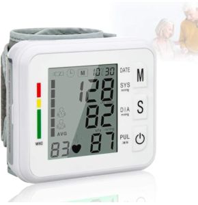Digital Wrist Blood Pressure Monitor with Large LCD Screen