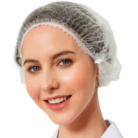 KIBERTIC - 300 Uds Charlottes Jetables Cheveux, Confort Supérieur pour Cuisine et Beauté, Bonnets Chirurgicale Médicales à Usage Unique en TNT ...