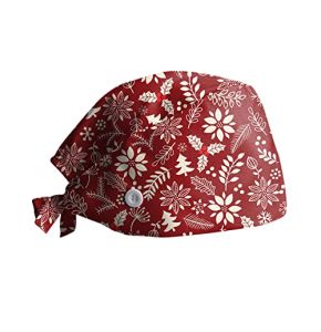 LKRSEEF Infirmière Calot Femme Chimio Chirurgien Bonnet Beauté Chirurgical Médical Chapeau Cuisine Bandeau Travail Turban Bain Douces Casquettes