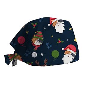 LKRSEEF Cuisine Calot Femme Bain Infirmière Turban Réglable Chimio Chirurgical Chapeau Chirurgien Bandeau Beauté Bonnet Médical Mode Casquettes