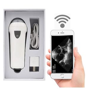 JumadA Échographe sans Fil, Ultrasound Scanner Vétérinaire Portable, Échographie Grossesse Testeur pour Truies, Moutons Et Chèvres, Animale