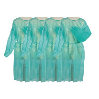 Tiga Easy Standard Lot de 100 blouses jetables en non-tissé Vert 110 x 140 cm, vert, 110x140 cm