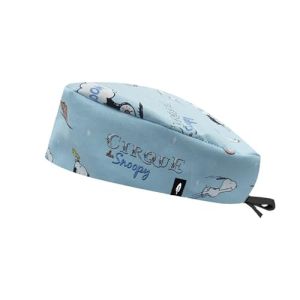 ROBIN HAT - Calot Chirurgien Femme et Homme | Cheveux Courts | Confortable, Ajustable, Respirant | 100% Coton Biodégradable | Médecins, Infirmiers