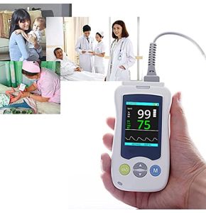 Portable Pulse Oximeter, Clif Finger Pulse Oxyter - Heart Rate Monitor for Family Hospital