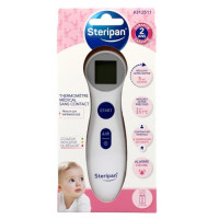Steripan - Thermomètre Médical Sans Contact - Mesure par Infrarouge - Piles Incluses - Mesures Ultra-Précises - Résultat en 3 secondes