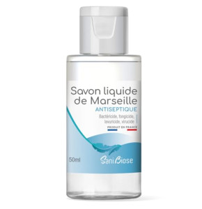 SAVON DE MARSEILLE LIQUIDE ANTISEPTIQUE (50 ml)