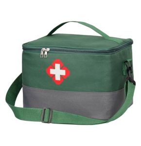 Trousse de Secours Vide, Sac de Premiers Portable avce Sangle, Sac de Traumatologie de Grande Capacité Sac de Rangement de Médicaments pour Maiso...