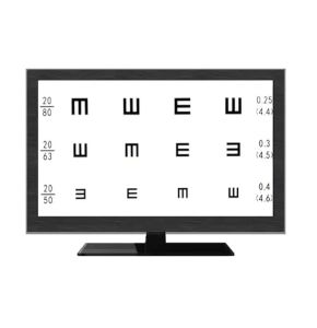 Ericat Eye Chart with 18.5 Inch LCD Screen
