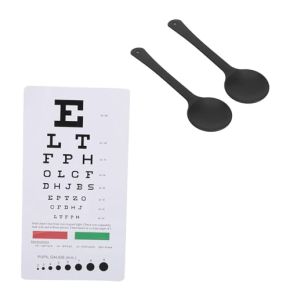 BYERZ Pocket Eye Exam Chart - Double-Sided Vision Test