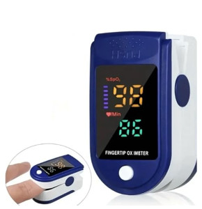HealthyMoov Oxymetre instrument de mesure de la saturation en oxygène Adulte Enfant utilisation sur le doigt 2 piles AA non fournies