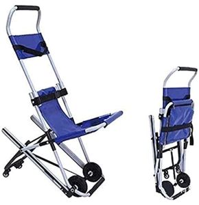 Lightweight Rail-Mounted Folding Stretcher Trolley with Aluminum Quick-Release Buckle Evacuation Lift