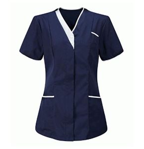2024 Tunique Femme Col en V Blouse pour Esthéticienne