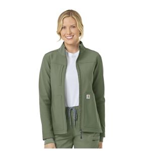 Carhartt Veste Polaire Résistante aux Fluides pour Femme, Vert Olive, Small