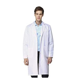 NAJZYBA Blouse Coton Pharmacie Chimie Lycée Laboratoire - Manches Longues - Robe Médicale Femme et Homme