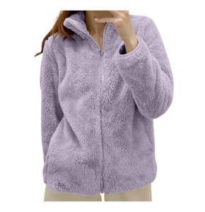 Women's Zip-Up Thick Plush Comfortable Fleece Jackets