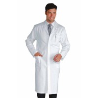 White Unisex Medical Coat Long Sleeves 100% Cotton Sizes S to XXXL